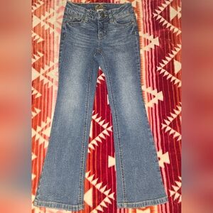 Justice Girls Bootcut Jeans Size 7 Slim
